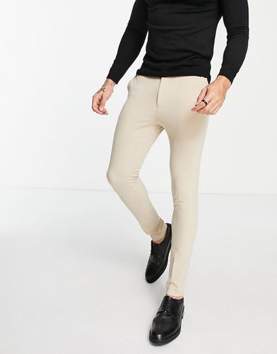 Pantalon habillé ultra ajusté - Taupe - Asos Design - Modalova