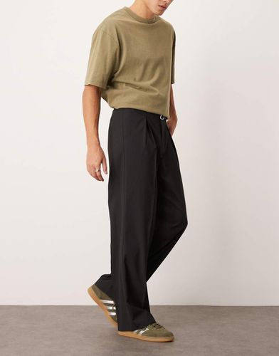 Pantalon large élégant à détail ceinture - Asos Design - Modalova