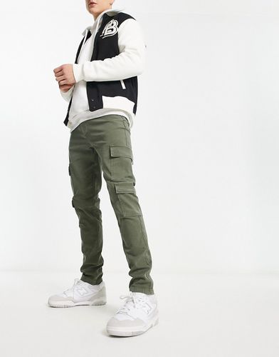 Pantalon skinny à poches cargo - Kaki - Asos Design - Modalova