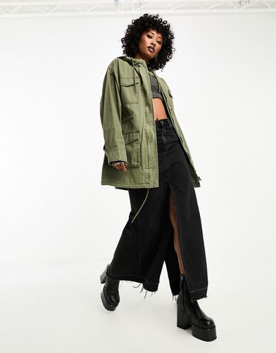 Parka utilitaire avec quatre poches - Kaki - Asos Design - Modalova