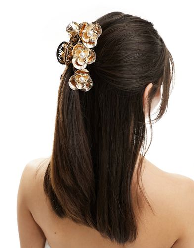 Pince à cheveux avec motif fleurs délicat - Asos Design - Modalova