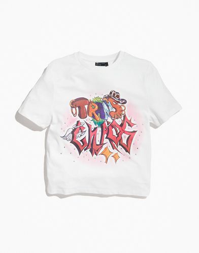 PRIDE - T-shirt unisexe effet rétréci avec imprimé sur la poitrine - Asos Design - Modalova