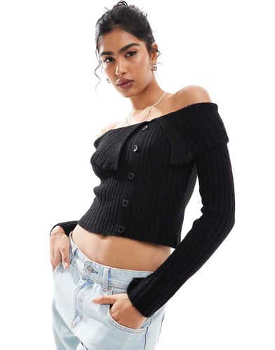 Pull boutonné asymétrique - Asos Design - Modalova