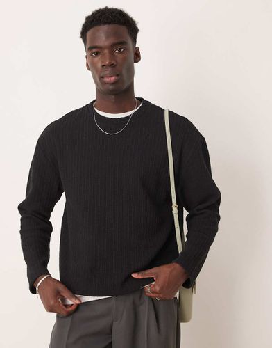 Pull décontracté coupe carrée aspect maille légère - Asos Design - Modalova