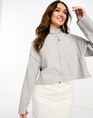 Pull manches longues en maille ultra douce color block - chiné - Asos Design - Modalova