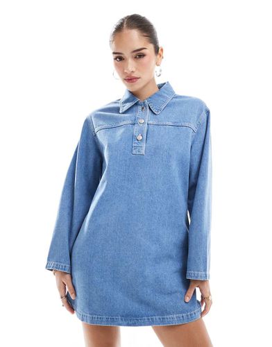 Robe chemise en jean - moyen - Asos Design - Modalova