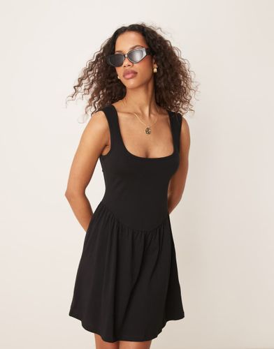 Robe courte  encolure dgage - Asos Design - Modalova