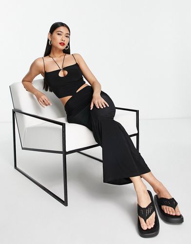 Robe longue à lanières avec jupe taille basse - Asos Design - Modalova