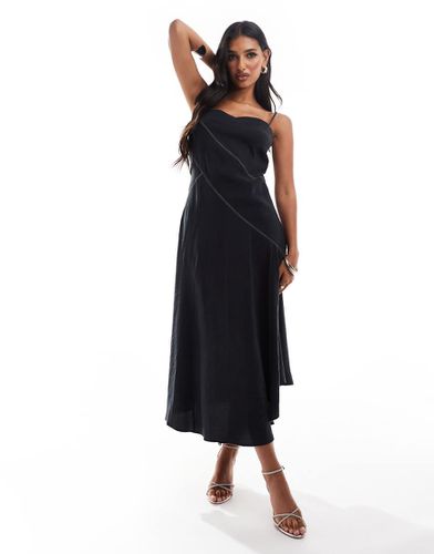 Robe nuisette longue à coutures contrastantes - Asos Design - Modalova