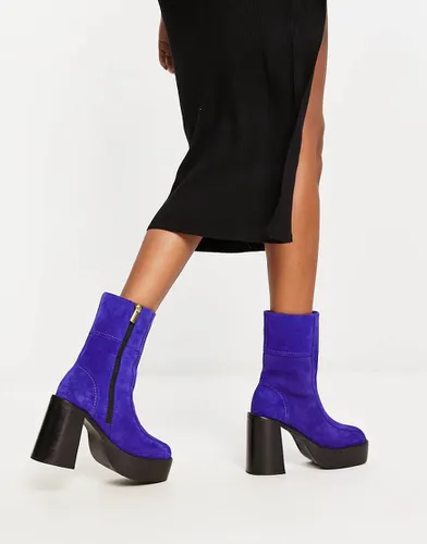 Romeo - Bottines à plateformes en daim - Asos Design - Modalova