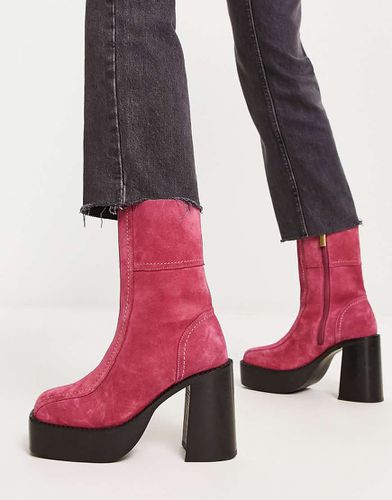 Romeo - Bottines à plateformes en daim - Asos Design - Modalova