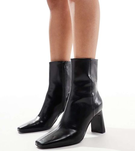 Wide Fit - Reach - Bottines à talon mi-haut - Asos Design - Modalova