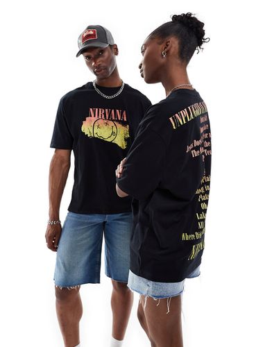 T-shirt unisexe oversize à imprimé Nirvana sous licence - Asos Design - Modalova