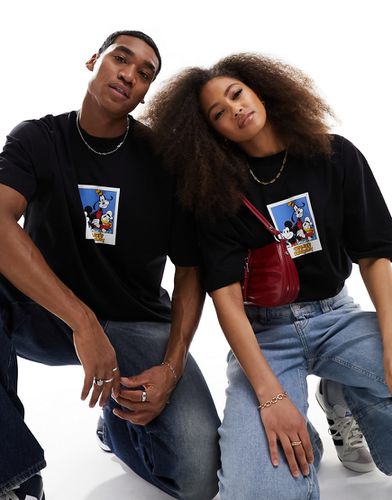T-shirt unisexe oversize avec imprimé Disney polaroid de Mickey et ses amis - Asos Design - Modalova