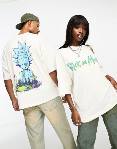 T-shirt unisexe oversize avec imprimé Rick et Morty sous licence - Asos Design - Modalova