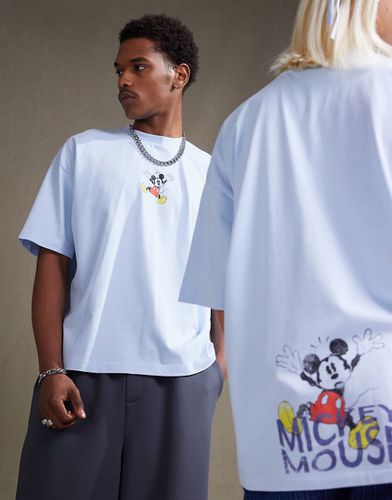 T-shirt unisexe oversize avec imprimés Mickey Mouse - délavé - Asos Design - Modalova
