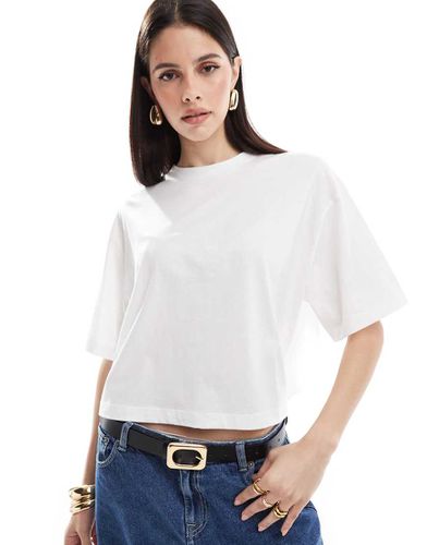 T-shirt crop top coupe carrée - Asos Design - Modalova