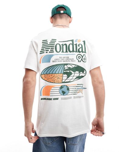 T-shirt décontracté avec imprimé au dos - Asos Design - Modalova