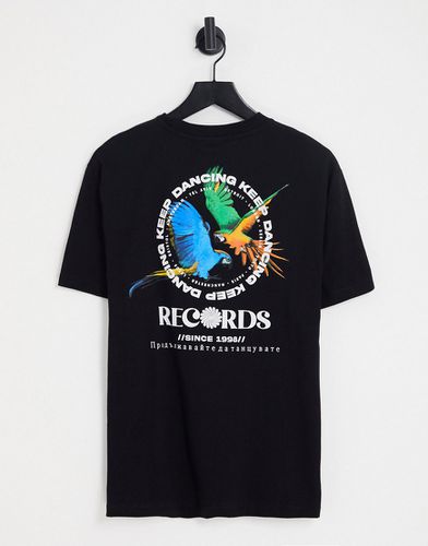 T-shirt décontracté avec imprimé oiseaux du paradis sur le devant et au dos - Asos Design - Modalova