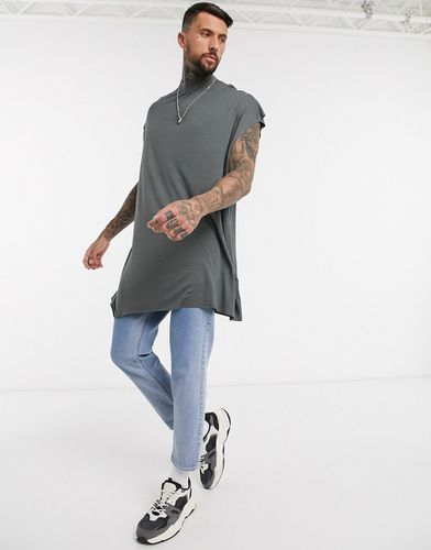 T-shirt long sans manches ultra oversize en viscose - Asos Design - Modalova