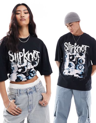 T-shirt oversize unisexe avec imprimés Slipknot sous licence - Asos Design - Modalova