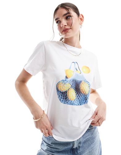 T-shirt oversize à imprimé citrons - Asos Design - Modalova