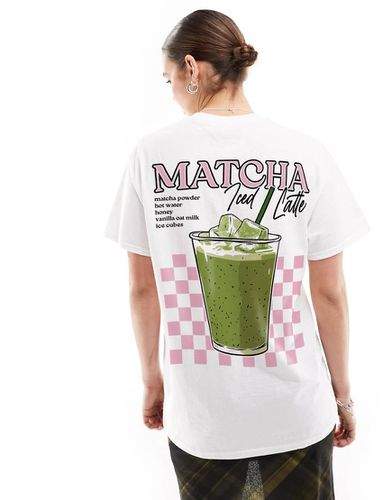 T-shirt oversize à imprimé matcha latte - Asos Design - Modalova