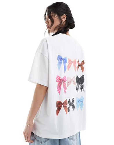 T-shirt oversize à imprimé placé au dos - Asos Design - Modalova