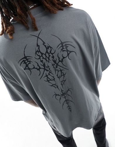 T-shirt oversize avec imprimé au dos - Asos Design - Modalova