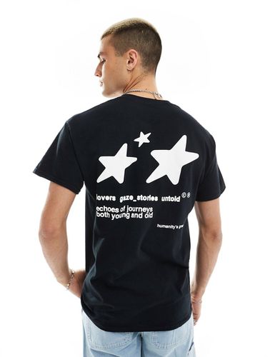 T-shirt oversize avec imprimé étoile sur le devant et au dos - Asos Design - Modalova