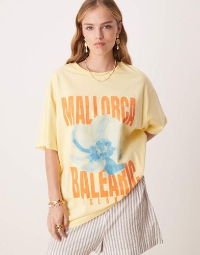 T-shirt oversize avec imprim Mallorca - Asos Design - Modalova