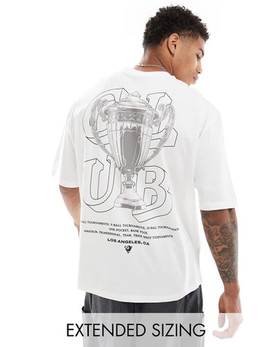 T-shirt oversize avec imprimé trophée au dos - Asos Design - Modalova