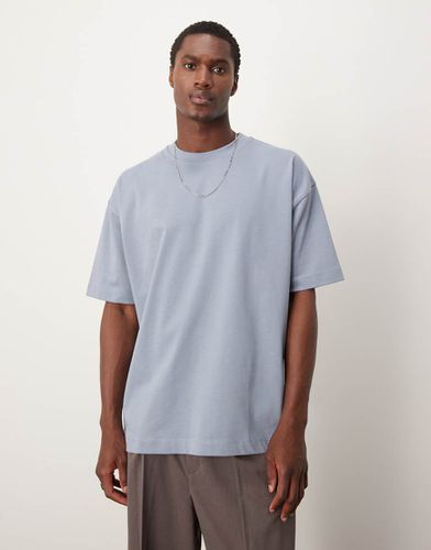 T-shirt oversize en tissu épais de qualité supérieure 300 g/m² - Bleu - Asos Design - Modalova