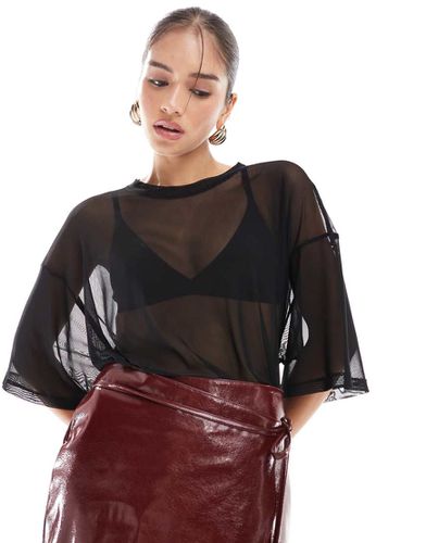 T-shirt oversize en tulle - Asos Design - Modalova