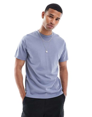 T-shirt ras de cou basique en tissu épais 240 g/m 2 - foncé - Asos Design - Modalova