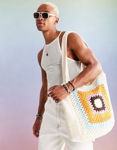 Tote bag oversize au crochet - Asos Design - Modalova