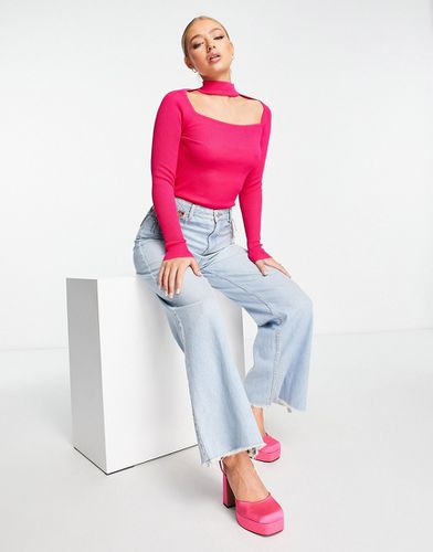 Top en maille avec encolure découpée - Asos Design - Modalova