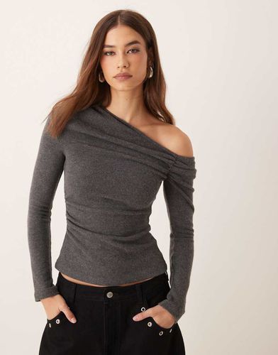 Top ultra doux asymétrique et froncé - Asos Design - Modalova