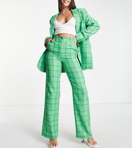 ASOS DESIGN Tall - Pantalon de costume droit longueur cheville à carreaux - Asos Tall - Modalova