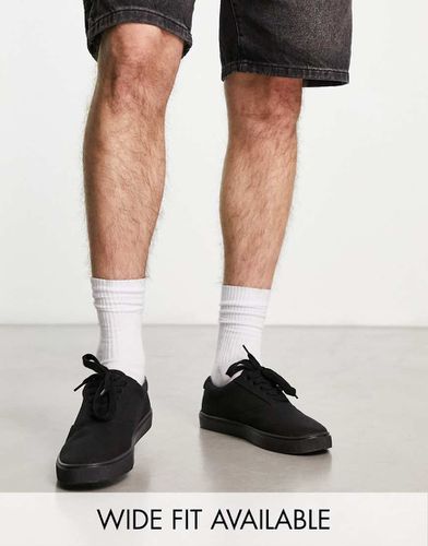 Tennis en toile - Noir - Asos Design - Modalova