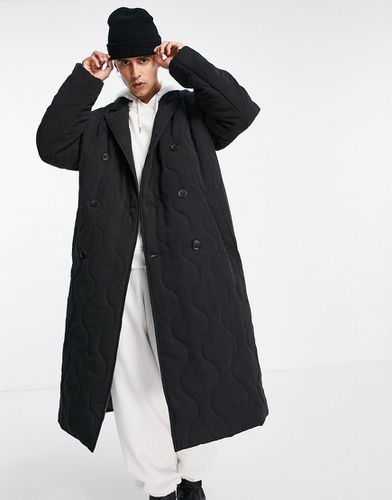 Trench-coat oversize matelassé - Asos Design - Modalova
