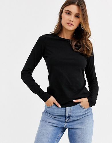 Ultimate - T-shirt ajusté à manches longues en coton - - BLACK - Asos Design - Modalova
