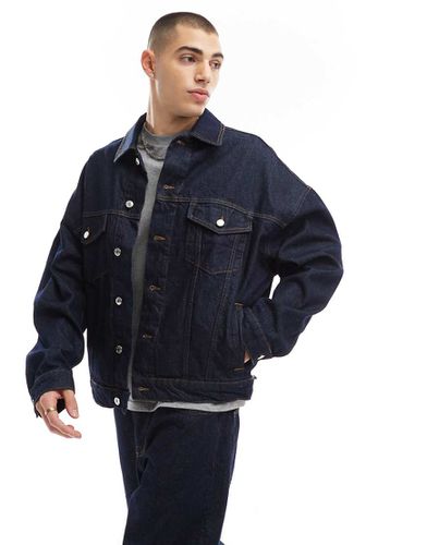 Veste camionneur oversize - Denim brut - Asos Design - Modalova