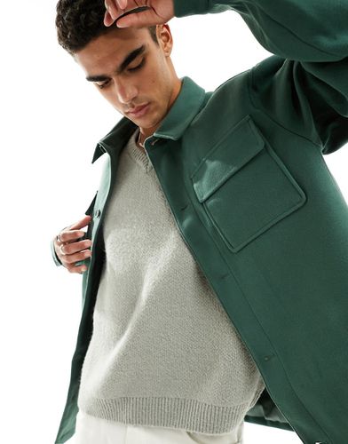 Veste chemise aspect laine - Asos Design - Modalova