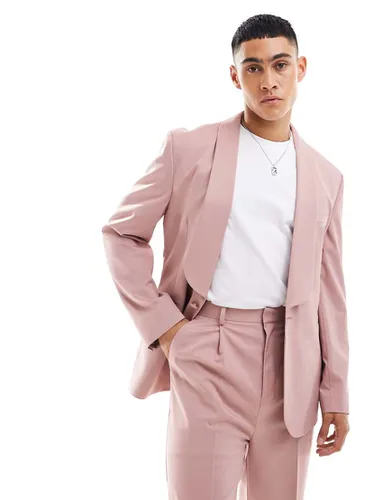 Veste de costume avec revers châle larges - Asos Design - Modalova