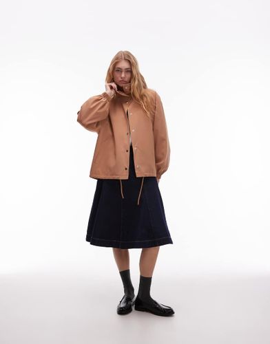 Veste habille  col chemine - Camel - Asos Design - Modalova