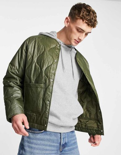 Veste matelassée - Kaki - Asos Design - Modalova