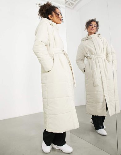 Doudoune ceinturée longue - Champignon - Asos Edition - Modalova