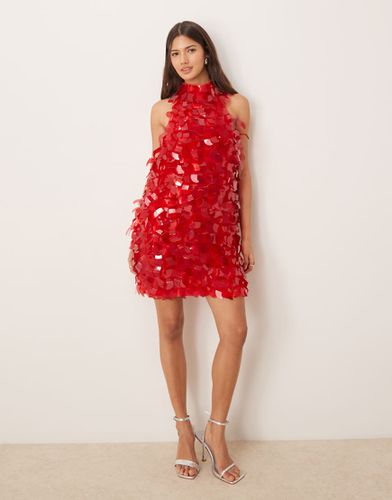 Robe courte dos nu ornée de sequins - Asos Edition - Modalova