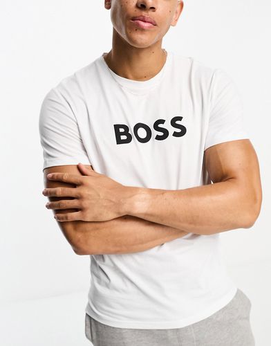 BOSS - T-shirt de plage - Blanc - Boss Bodywear - Modalova